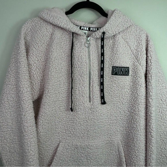 PINK Victorias Secret Sherpa pullover size small - Picture 8 of 9
